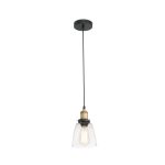 LIZ Colgante de Faro. Medidas: Ø 140 x L 140 x A 1540 x F 140 mm. Color: Oro