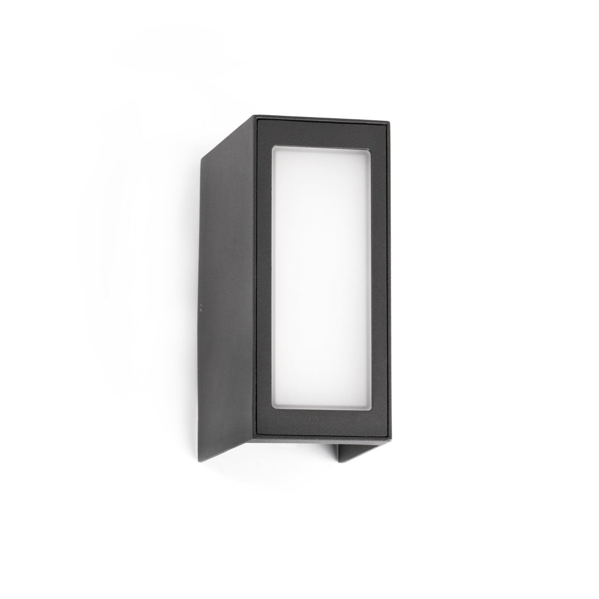 LOG LED Aplique de Faro. Medidas: L 130 x A 170 x F 90 mm. Color: Gris