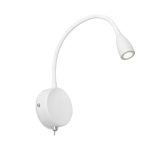 LOKE LED Aplique de Faro. Medidas: L 80 x A 320 x F 320 mm. Color: Blanco