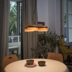 LOOP LED Colgante de Faro. Medidas: Ø 520 x L 520 x A 1290 x F 520 mm. Color: Negro