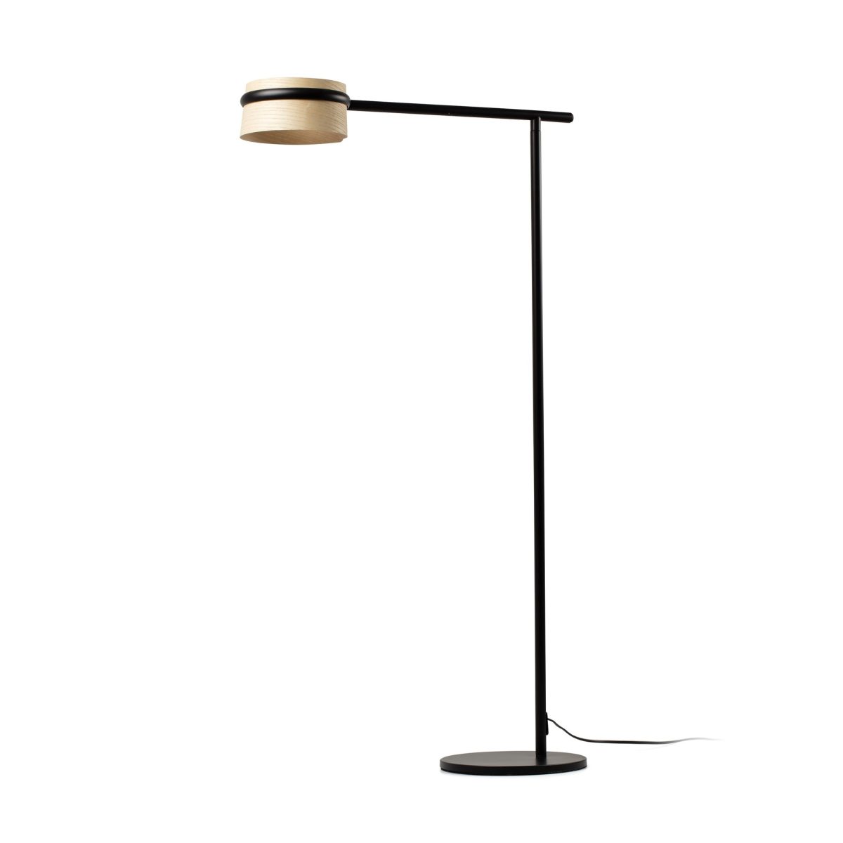 LOOP LED Pie de Faro. Medidas: L 650 x A 1250 x F 260 mm. Color: Negro