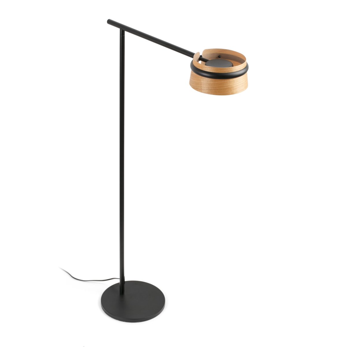 LOOP LED Pie de Faro. Medidas: L 650 x A 1250 x F 260 mm. Color: Negro