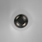 LOTH Aplique de Faro. Medidas: Ø 200 x L 200 x A 42 x F 200 mm. Color: Negro