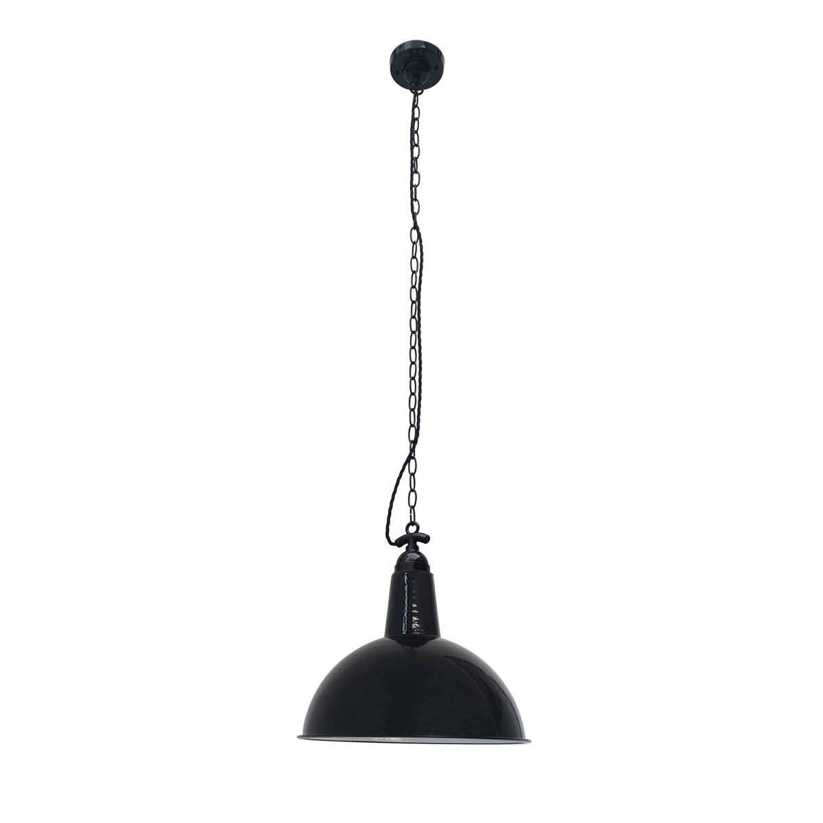 LOU Colgante de Faro. Medidas: Ø 520 x L 520 x A 1420 x F 520 mm. Color: Negro