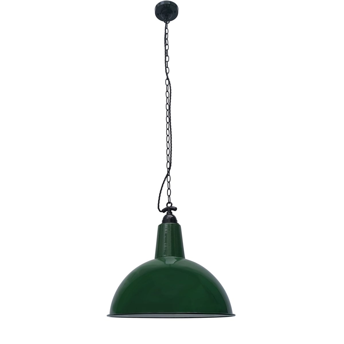LOU Colgante de Faro. Medidas: Ø 520 x L 520 x A 1420 x F 520 mm. Color: Verde