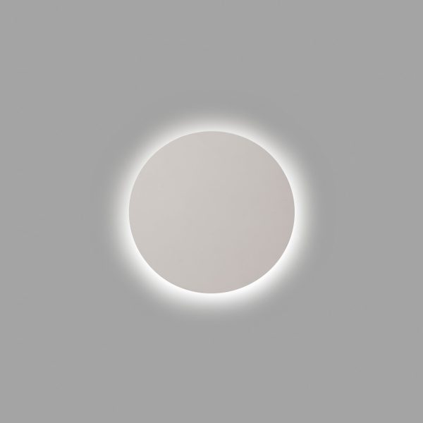 LUNA LED Aplique de Faro. Medidas: Ø 200 x L 200 x A 200 x F 33 mm. Color: Blanco