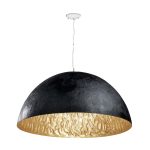 MAGMA-P Colgante de Faro. Medidas: Ø 700 x L 700 x A 2325 x F 700 mm. Color: Negro