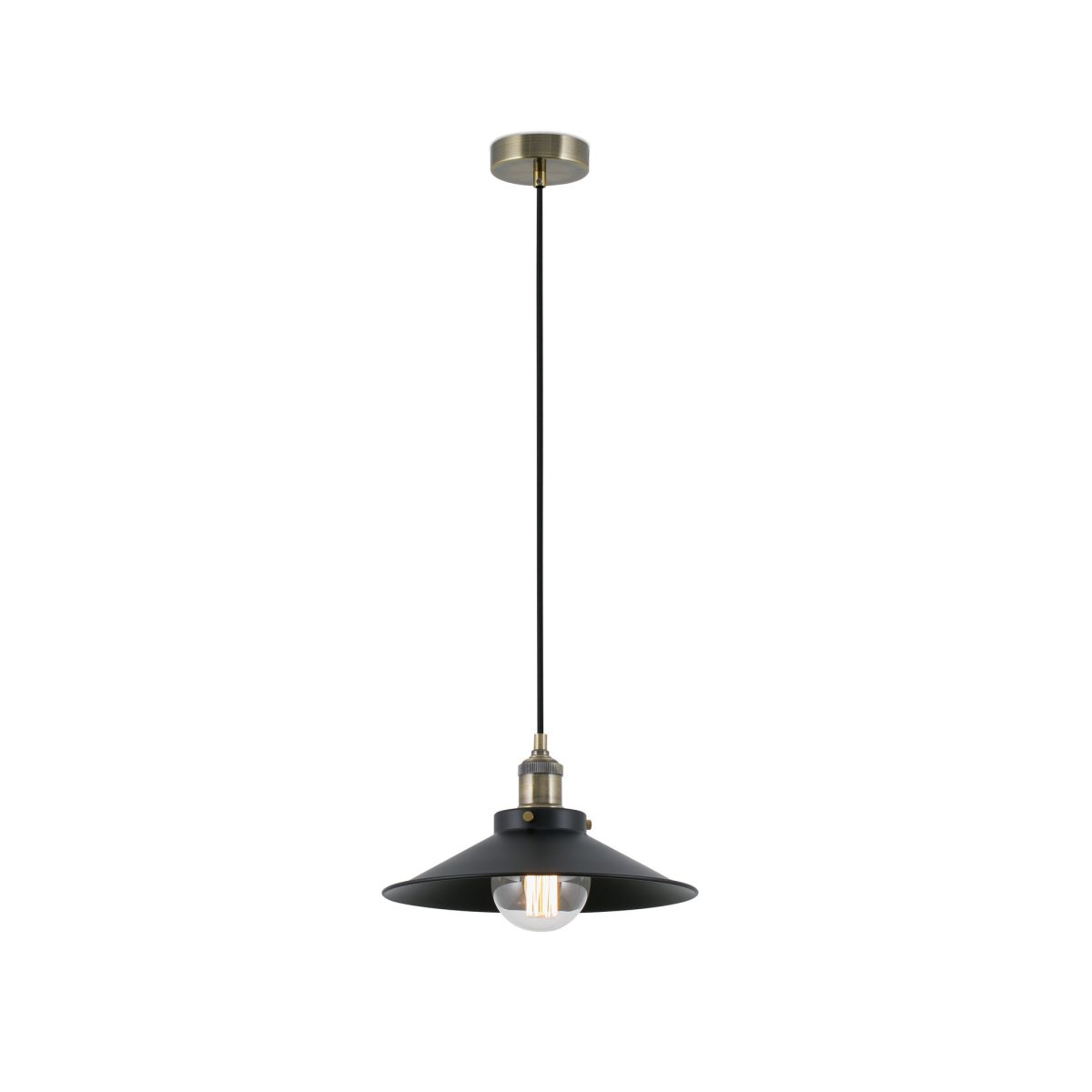 MARLIN Colgante de Faro. Medidas: Ø 300 x L 300 x A 2250 x F 300 mm. Color: Oro