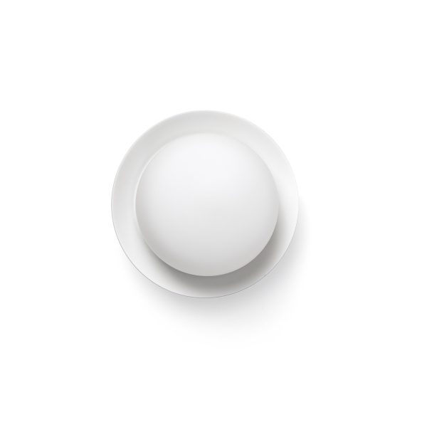MAY LED Aplique de Faro. Medidas: Ø 120 x L 120 x A 80 x F 120 mm. Color: Blanco