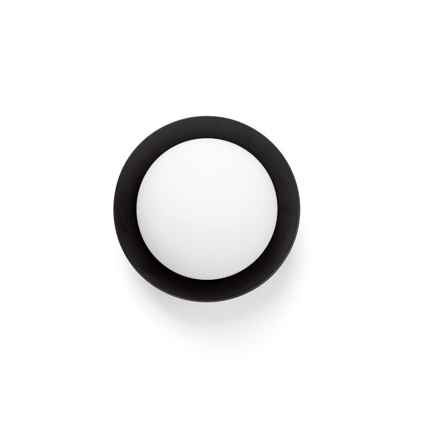 MAY LED Aplique de Faro. Medidas: Ø 120 x L 120 x A 80 x F 120 mm. Color: Negro