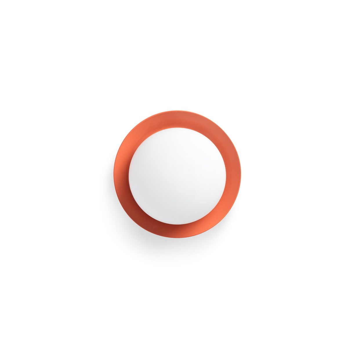 MAY LED Aplique de Faro. Medidas: Ø 120 x L 120 x A 80 x F 120 mm. Color: Coral