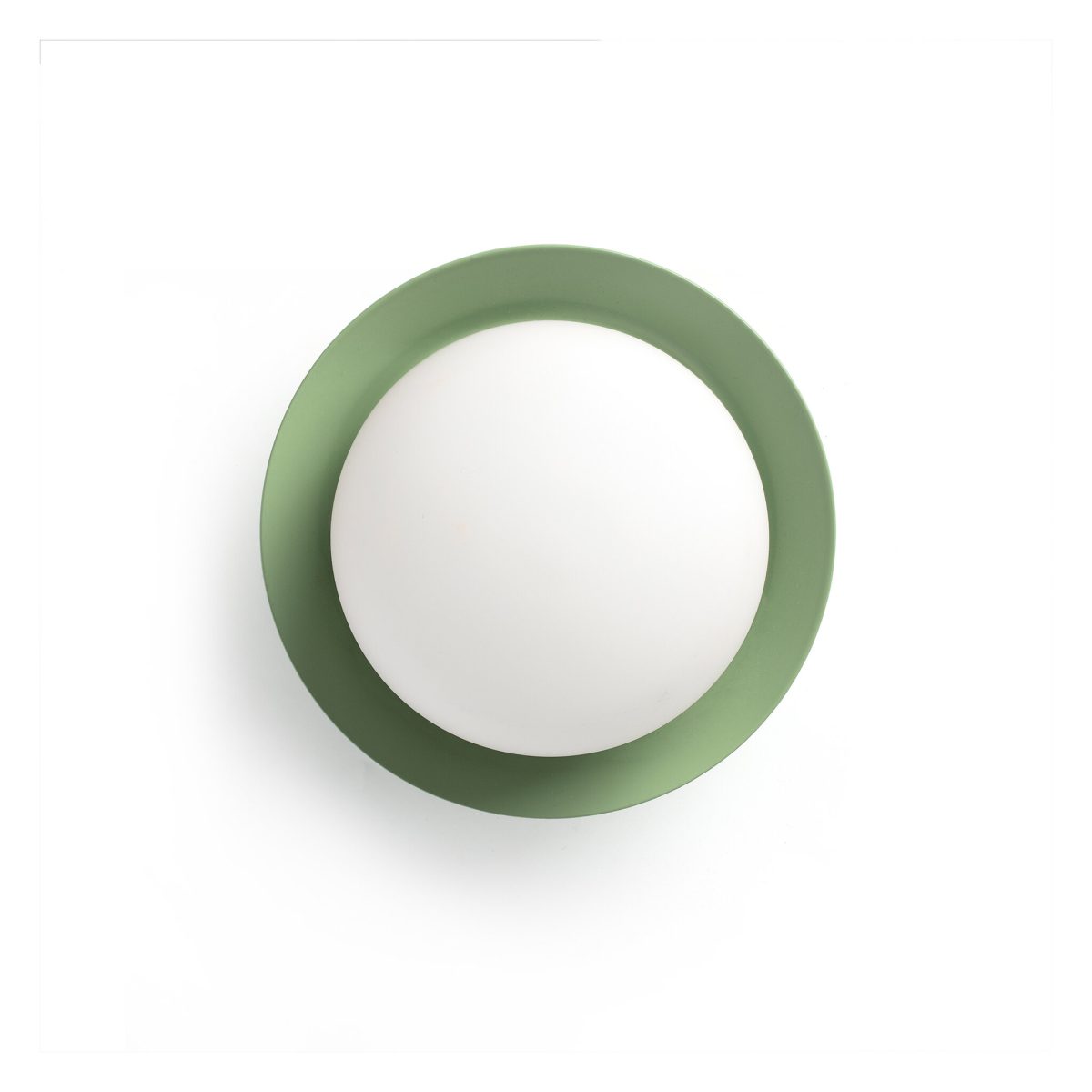 MAY LED Aplique de Faro. Medidas: Ø 120 x L 120 x A 80 x F 120 mm. Color: Verde