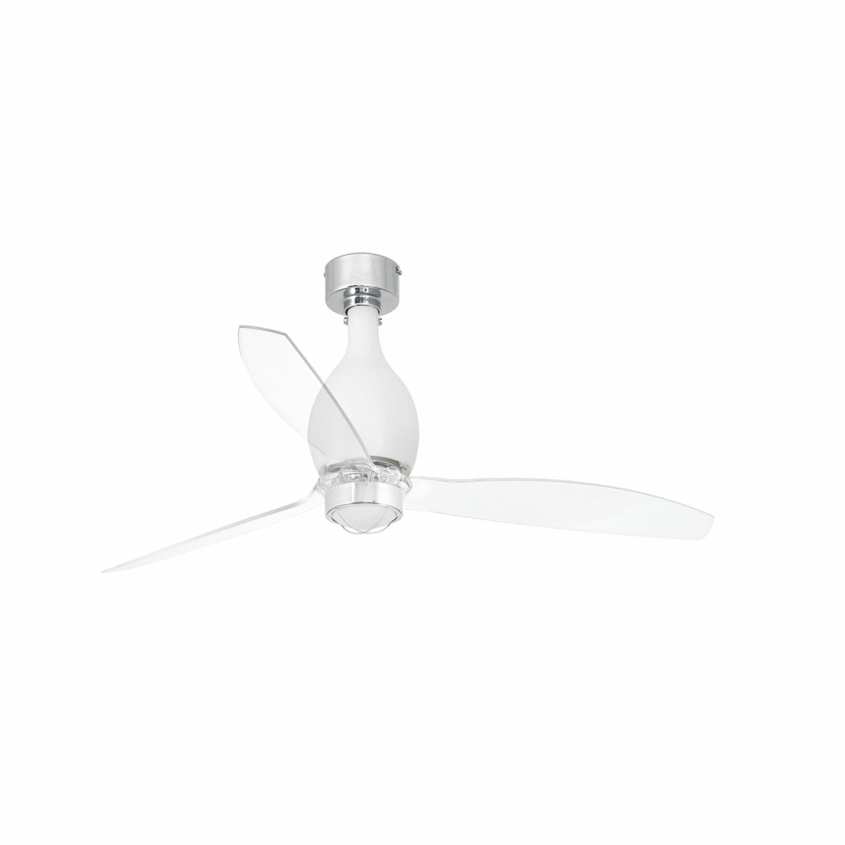 MINI ETERFAN LED Ventilador de techo con luz de Faro. Medidas: Ø 1280 x L 1280 x A 484 x F 1280 mm. Color: Blanco
