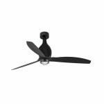 MINI ETERFAN LED Ventilador de techo con luz de Faro. Medidas: Ø 1280 x L 1280 x A 484 x F 1280 mm. Color: Negro