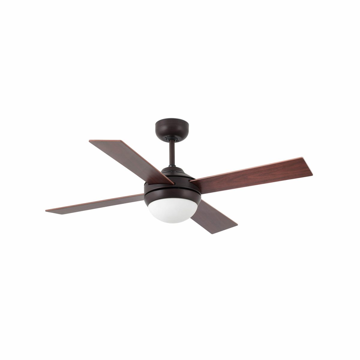 MINI ICARIA Ventilador de techo con luz de Faro. Medidas: Ø 1070 x L 1070 x A 405 x F 1070 mm. Color: Marrón