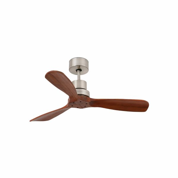 MINI LANTAU Ventilador de techo de Faro. Medidas: Ø 1070 x L 1070 x A 340 x F 1070 mm. Color: Niquel