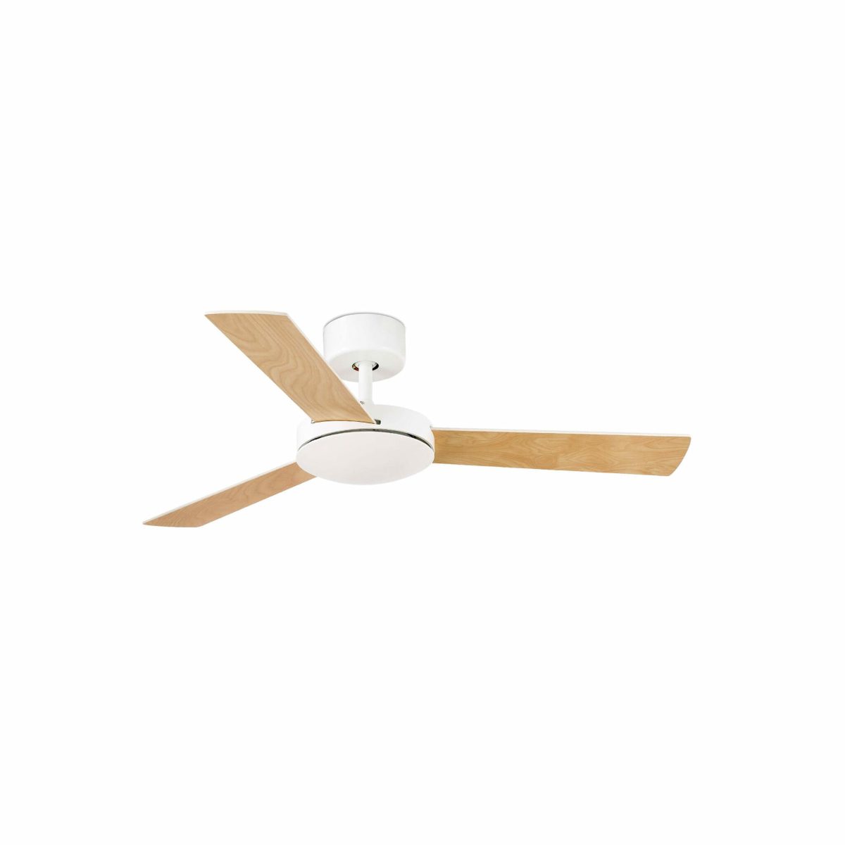 MINI MALLORCA Ventilador de techo de Faro. Medidas: Ø 1070 x L 1070 x A 235 x F 1070 mm. Color: Blanco