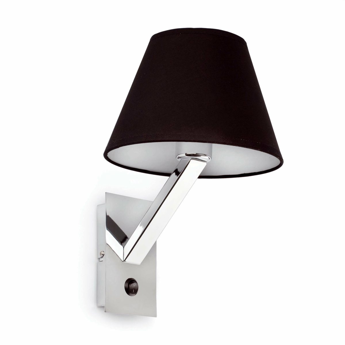 MOMA Aplique de Faro. Medidas: L 120 x A 350 x F 260 mm. Color: Cromo