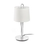 MONTREAL Sobremesa de Faro. Medidas: Ø 220 x L 250 x A 540 x F 220 mm. Color: Blanco