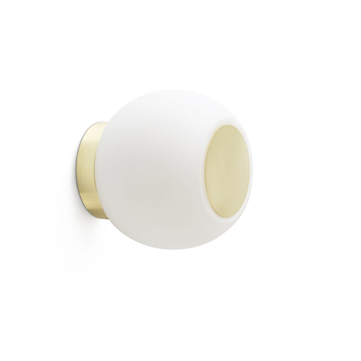 MOY LED Aplique de Faro. Medidas: Ø 140 x L 140 x A 140 x F 130 mm. Color: Oro