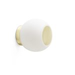 MOY LED Aplique de Faro. Medidas: Ø 140 x L 140 x A 140 x F 130 mm. Color: Oro