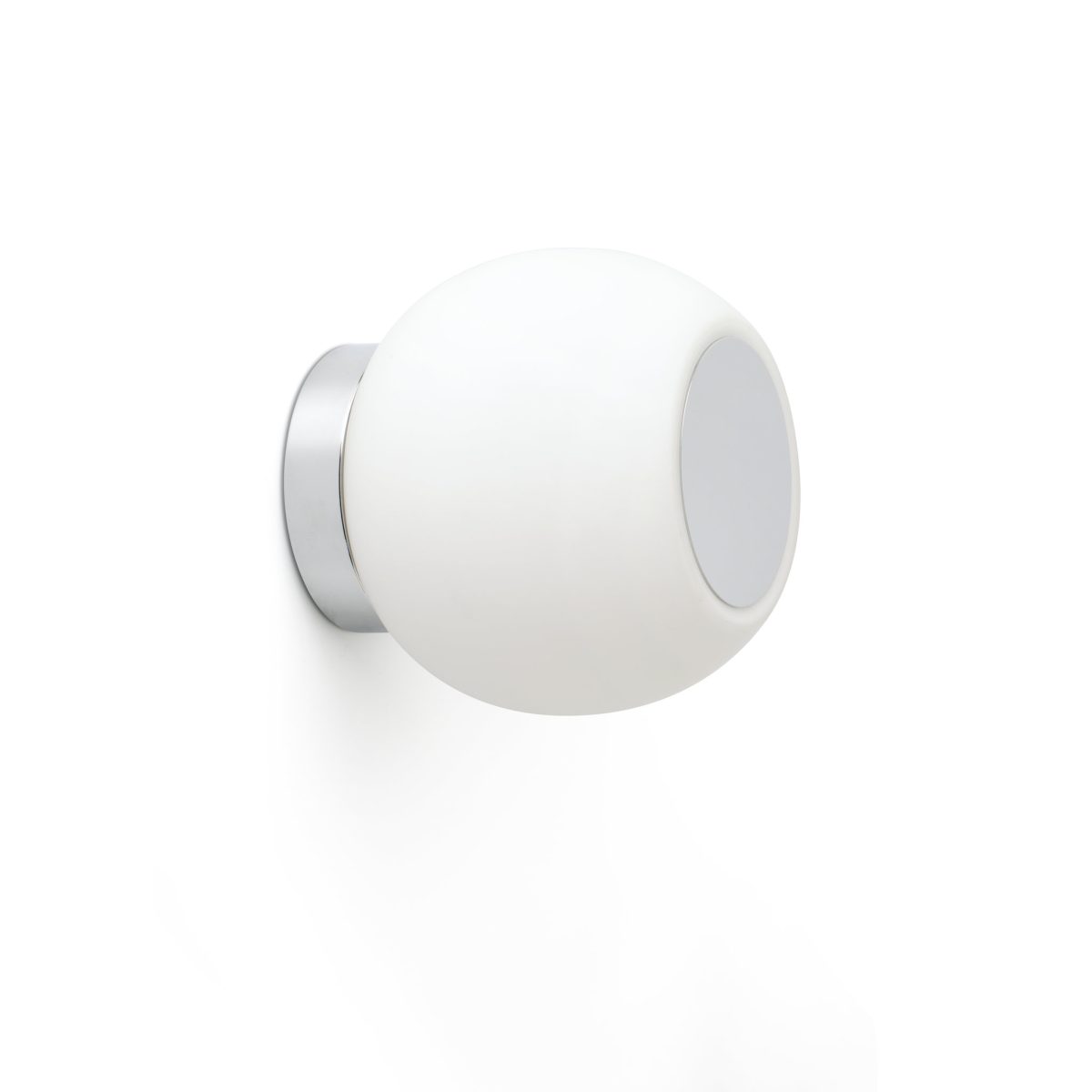 MOY LED Aplique de Faro. Medidas: Ø 140 x L 140 x A 140 x F 130 mm. Color: Cromo