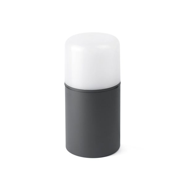 MUGA LED Sobremuro de Faro. Medidas: L 145 x A 295 x F 145 mm. Color: Gris
