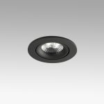 NAIS Foco de Faro. Medidas: Ø 85 x L 85 x A 40 x F 85 mm. Color: Negro