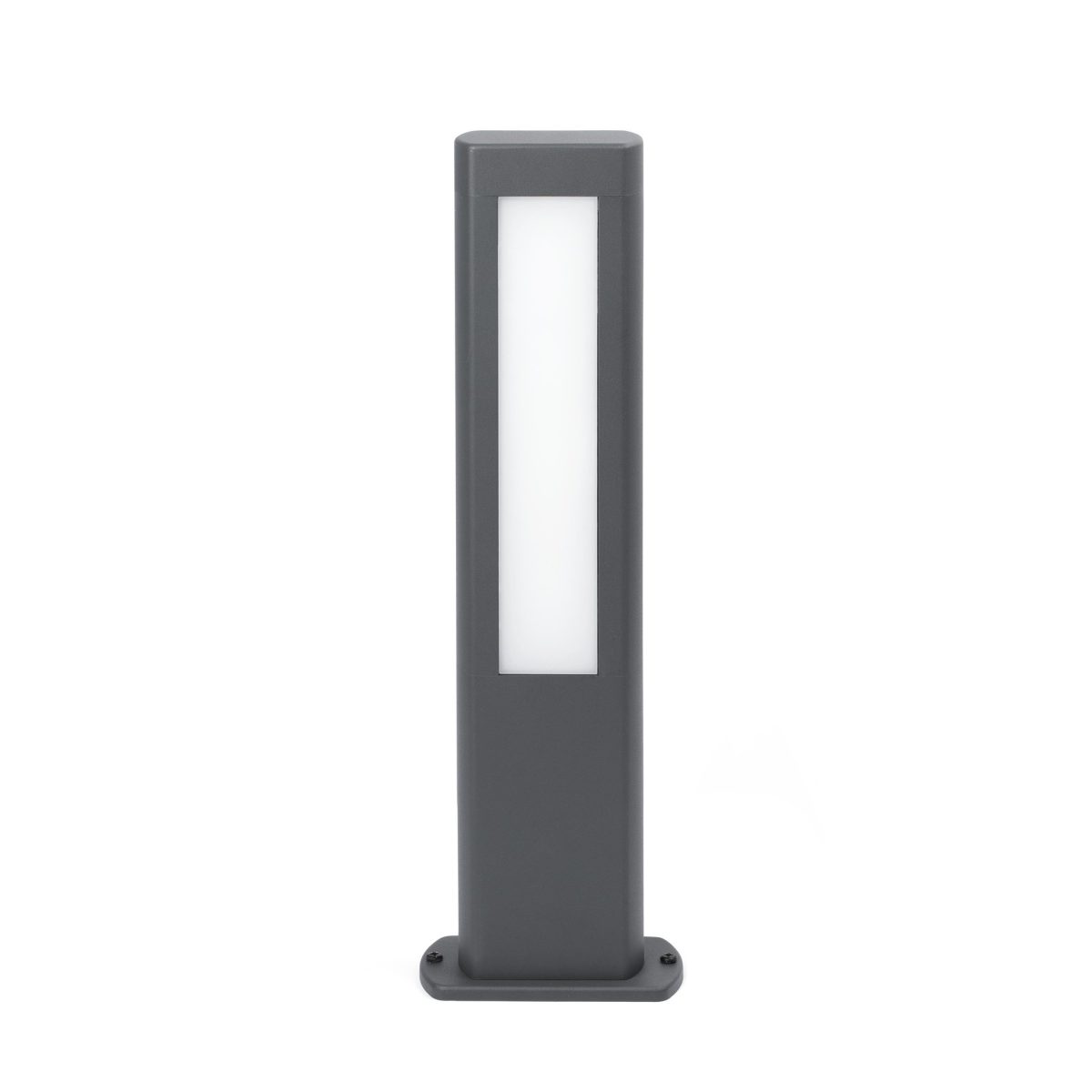 NANDA LED Pie de Faro. Medidas: L 110 x A 500 x F 55 mm. Color: Gris