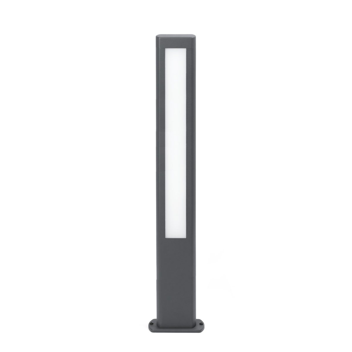 NANDA LED Pie de Faro. Medidas: L 110 x A 800 x F 55 mm. Color: Gris