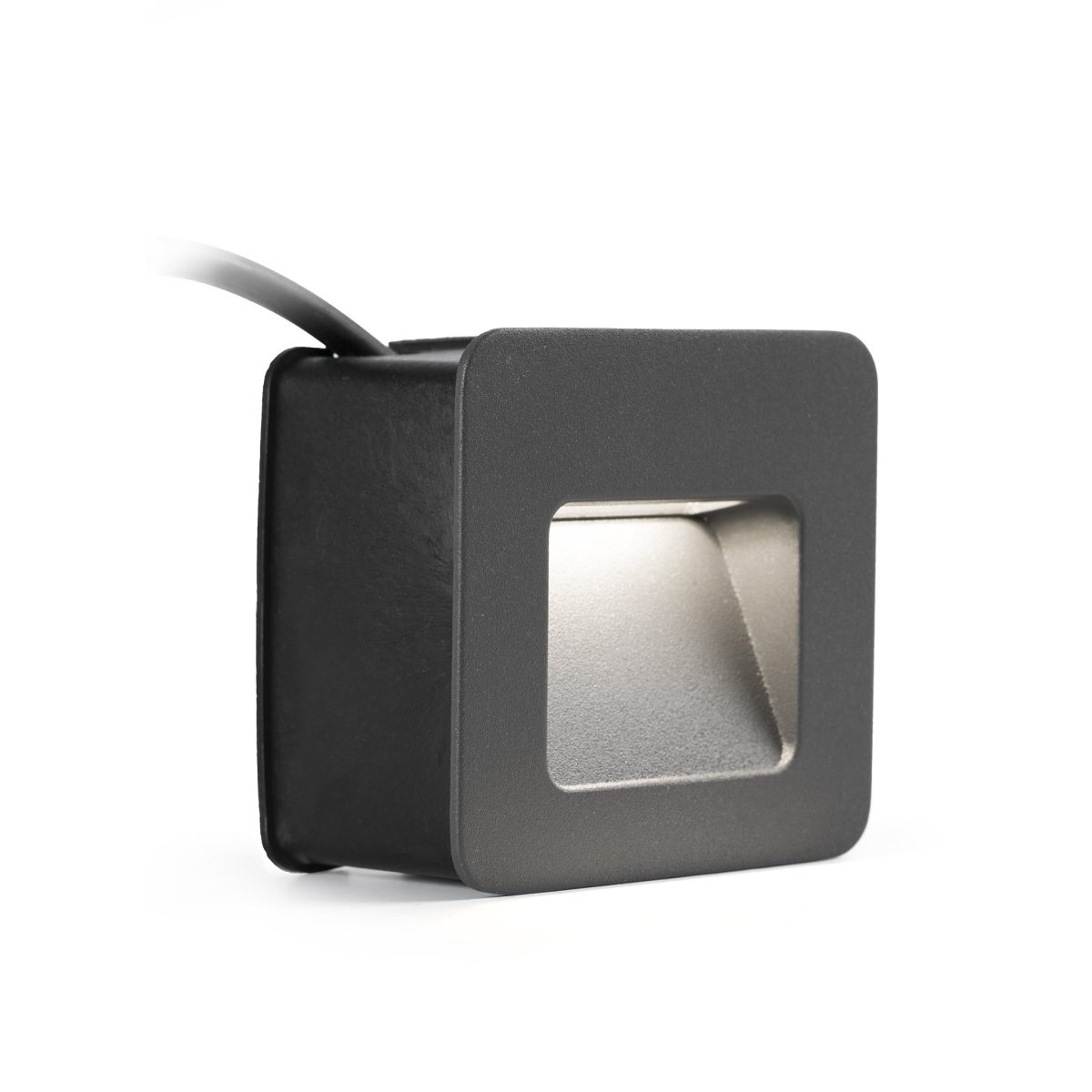 NASE Foco de Faro. Medidas: L 94 x A 94 x F 57 mm. Color: Gris