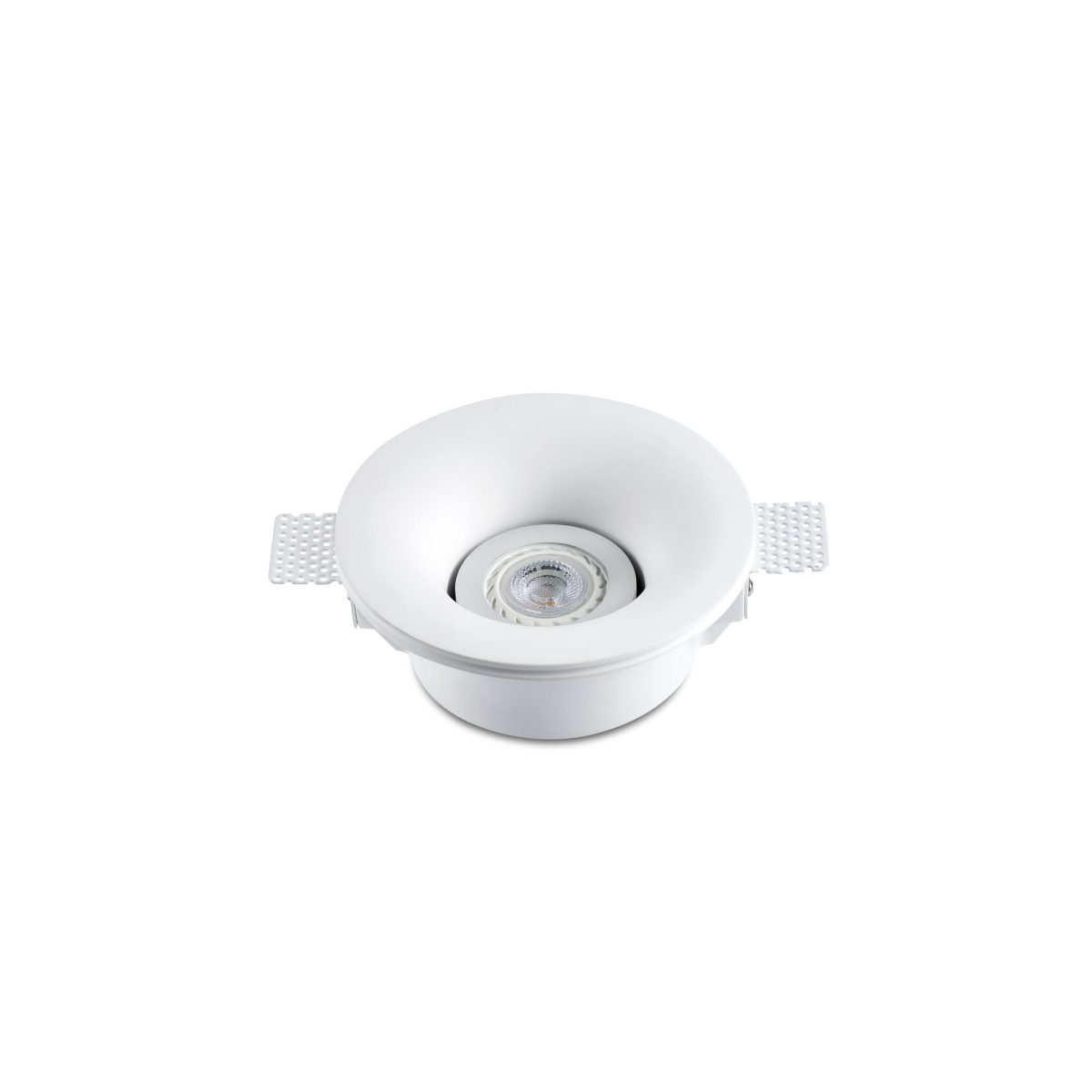 NEU Foco de Faro. Medidas: Ø 155 x L 155 x A 60 x F 160 mm. Color: Blanco
