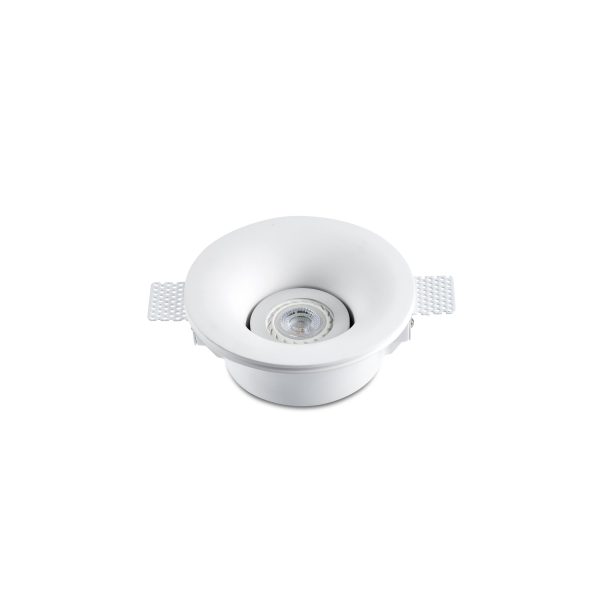 NEU Foco de Faro. Medidas: Ø 155 x L 155 x A 60 x F 160 mm. Color: Blanco