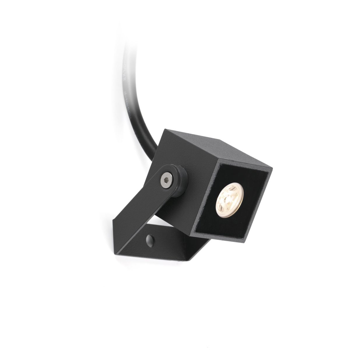 OKI Aplique de Faro. Medidas: L 40 x A 50 x F 40 mm. Color: Gris