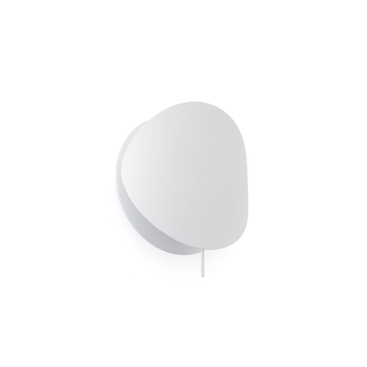 OVO-P Aplique de Faro. Medidas: Ø 190 x L 140 x A 140 x F 65 mm. Color: Blanco