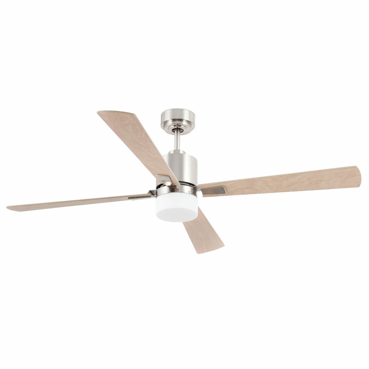 PALK Ventilador de techo con luz de Faro. Medidas: Ø 1320 x L 1320 x A 390 x F 1320 mm. Color: Niquel