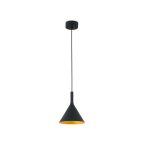 PAM-P LED Colgante de Faro. Medidas: Ø 165 x L 165 x A 1715 x F 165 mm. Color: Negro