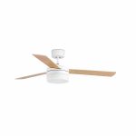 PANAY Ventilador de techo con luz de Faro. Medidas: Ø 1220 x L 1220 x A 280 x F 1220 mm. Color: Blanco