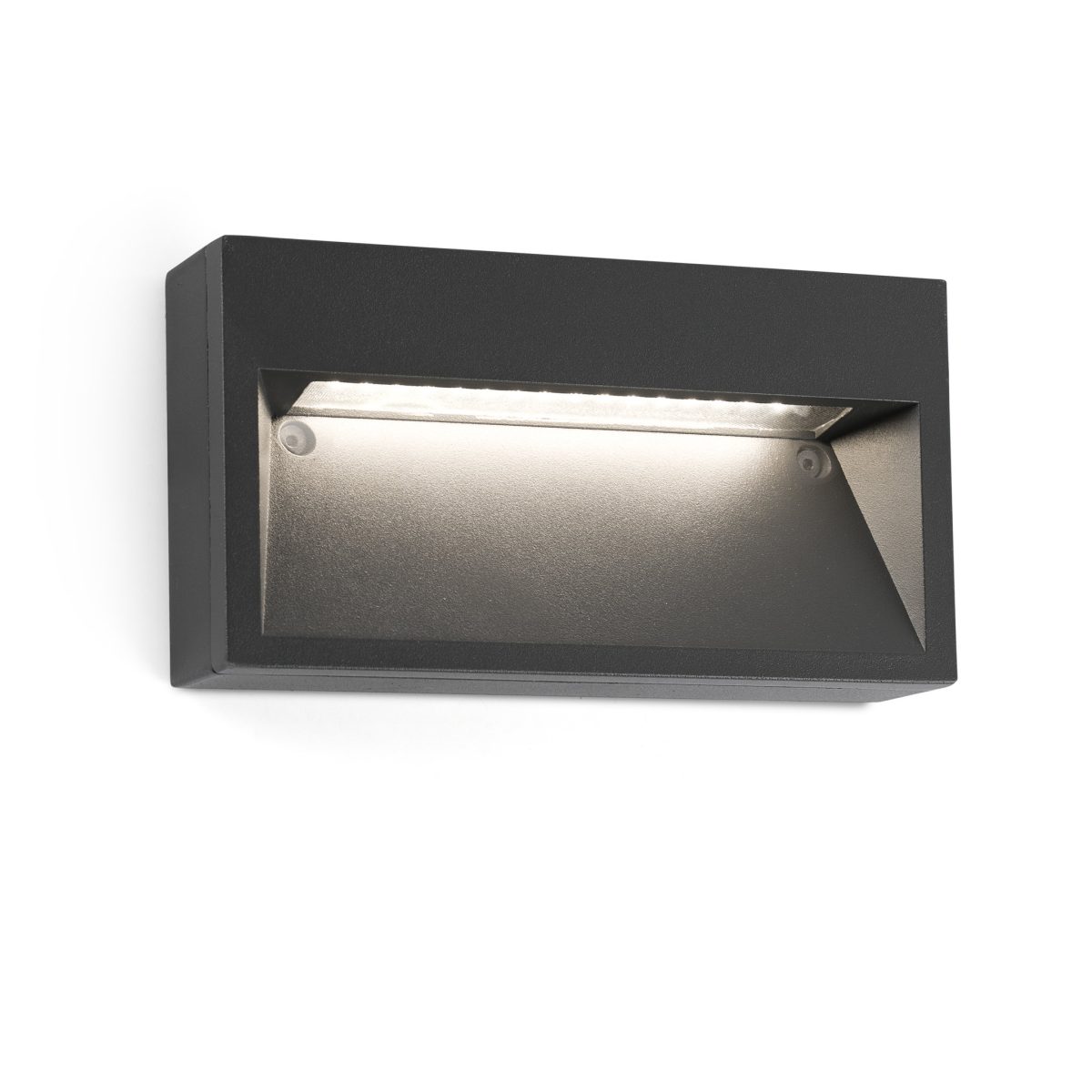 PATH LED Aplique de Faro. Medidas: L 202 x A 105 x F 42 mm. Color: Gris
