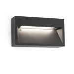 PATH LED Aplique de Faro. Medidas: L 202 x A 105 x F 42 mm. Color: Gris