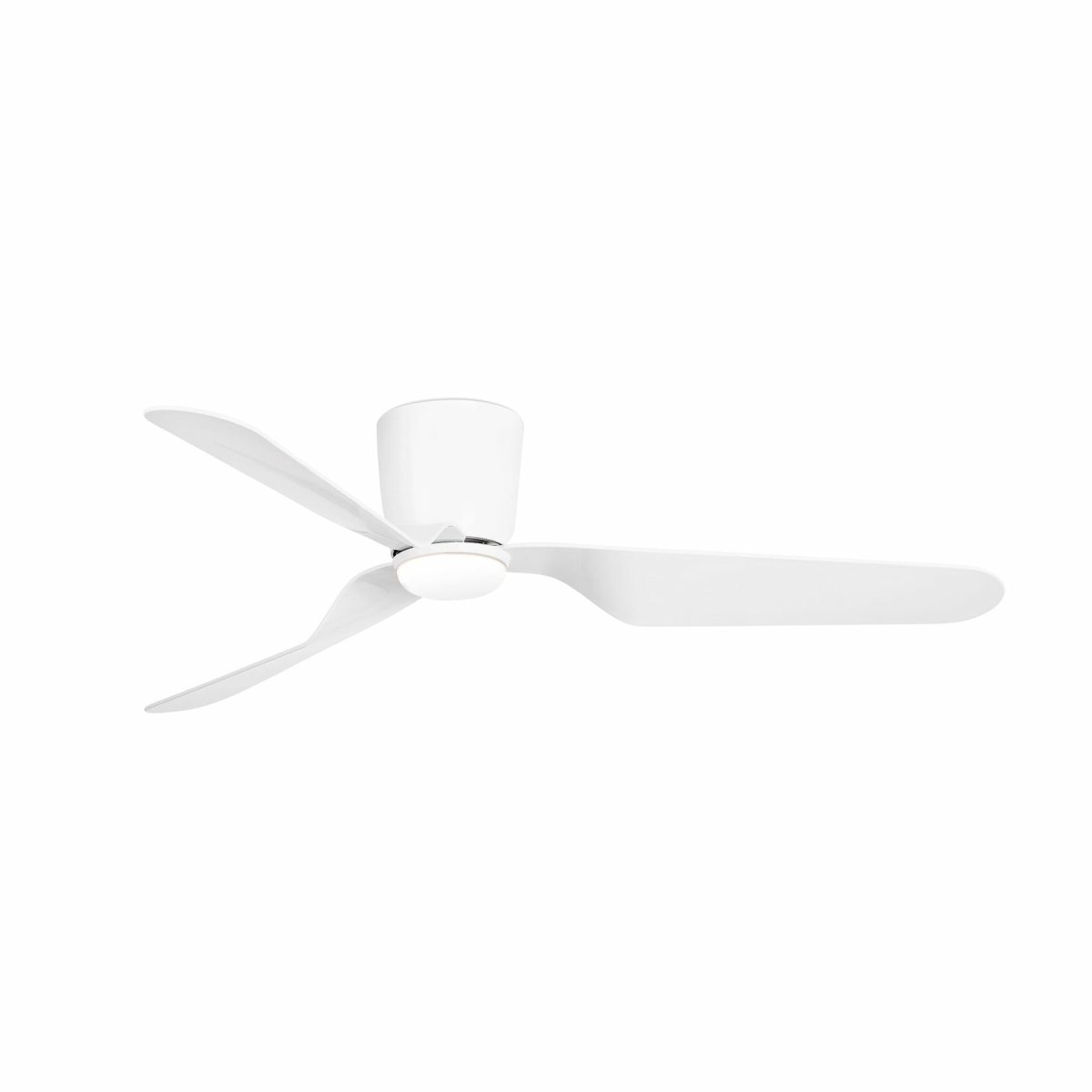 PEMBA LED Ventilador de techo con luz de Faro. Medidas: Ø 1320 x L 1320 x A 215.25 x F 1320 mm. Color: Blanco