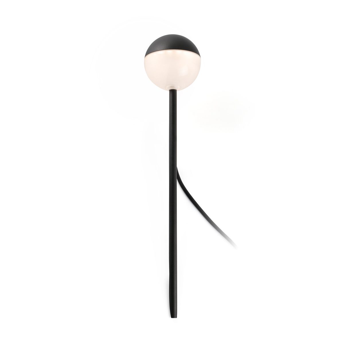 PICCOLA LED Pie de Faro. Medidas: L 120 x A 605 x F 120 mm. Color: Negro