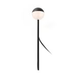 PICCOLA LED Pie de Faro. Medidas: L 120 x A 605 x F 120 mm. Color: Negro