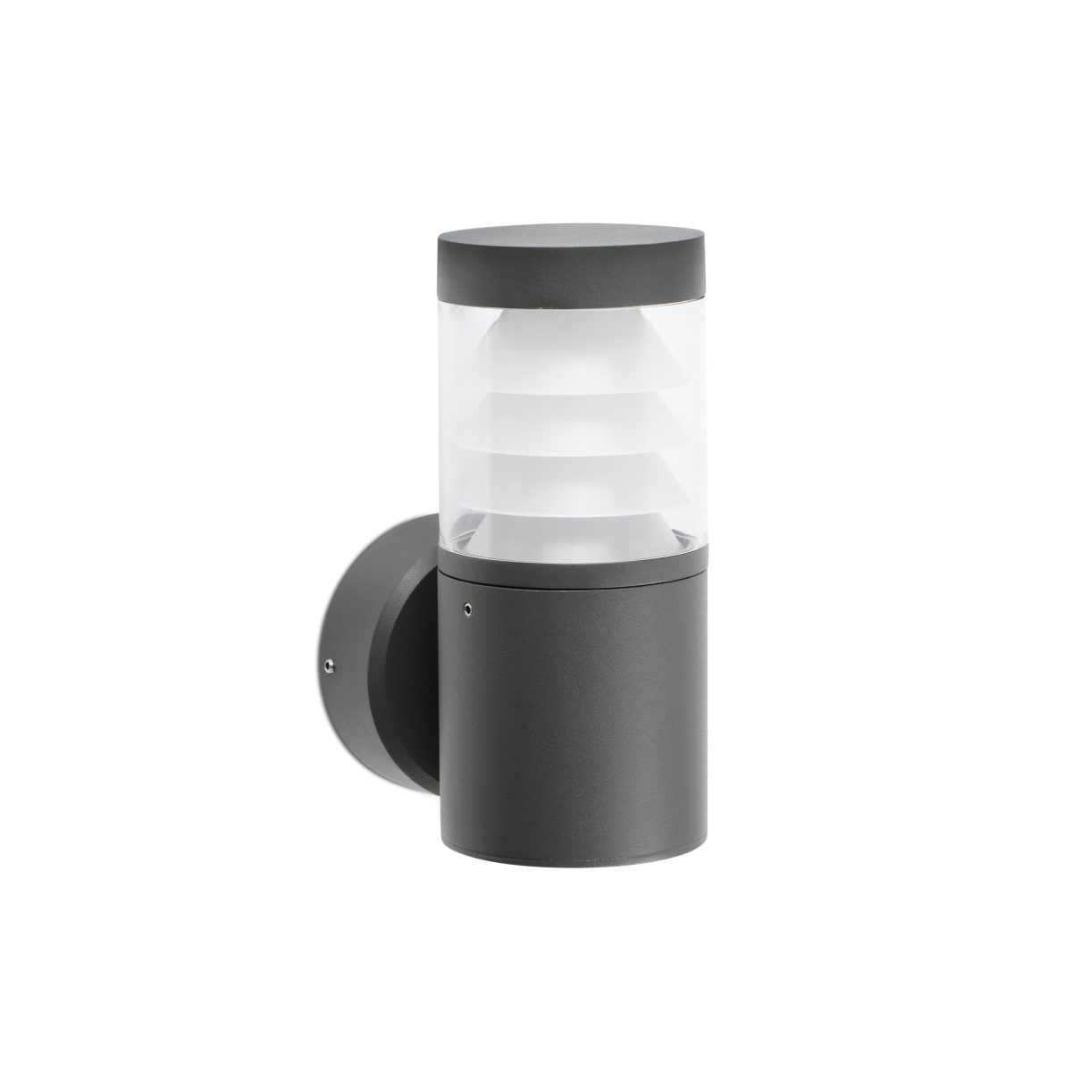 PLIM Aplique de Faro. Medidas: L 135 x A 250 x F 90 mm. Color: Gris