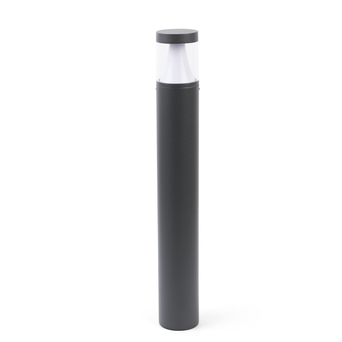 PLIM Pie de Faro. Medidas: L 90 x A 650 x F 90 mm. Color: Gris