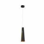 PLUMA LED Colgante de Faro. Medidas: L 82 x A 1860 x F 82 mm. Color: Negro