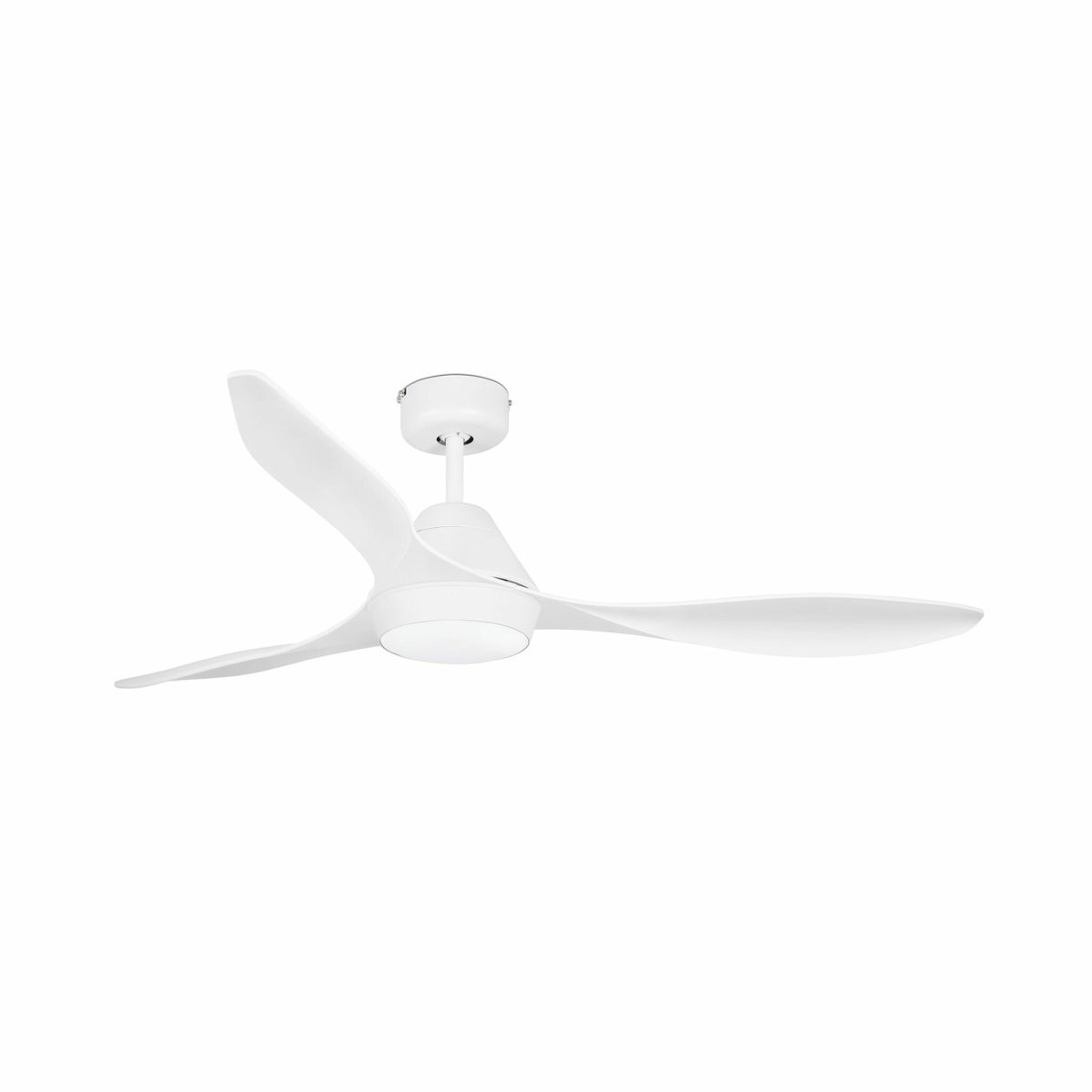 POLARIS LED Ventilador de techo con luz de Faro. Medidas: Ø 1320 x L 1320 x A 350 x F 1320 mm. Color: Blanco