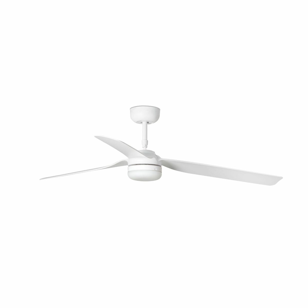PUNT LED Ventilador de techo con luz de Faro. Medidas: Ø 1300 x L 1300 x A 388 x F 1300 mm. Color: Blanco