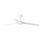 PUNT Ventilador de techo de Faro. Medidas: Ø 1300 x L 1300 x A 367 x F 1300 mm. Color: Blanco
