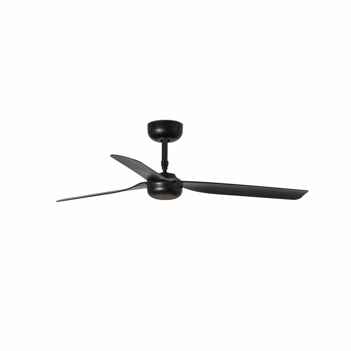 PUNT Ventilador de techo de Faro. Medidas: Ø 1300 x L 1300 x A 367 x F 1300 mm. Color: Negro